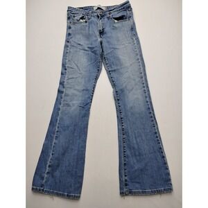 Levis 519 Low Flare Distressed Blue Jeans Womens Size 9M Y2K